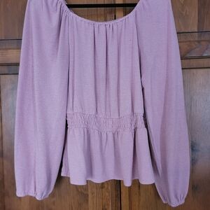 LC Lauren Conrad Mauve Blouse
